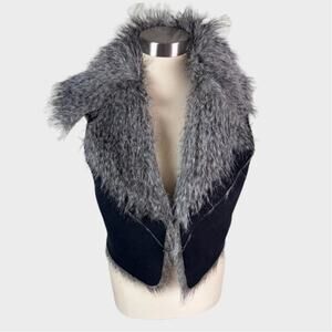 JDS Faux Fur Sherling Vest Large